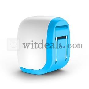 iPad4用 USB充電器　iPad miniにも対応　ホワイトブルー